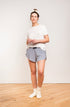 Pointelle Short Length Slipper Socks - LATTELOVE Co.