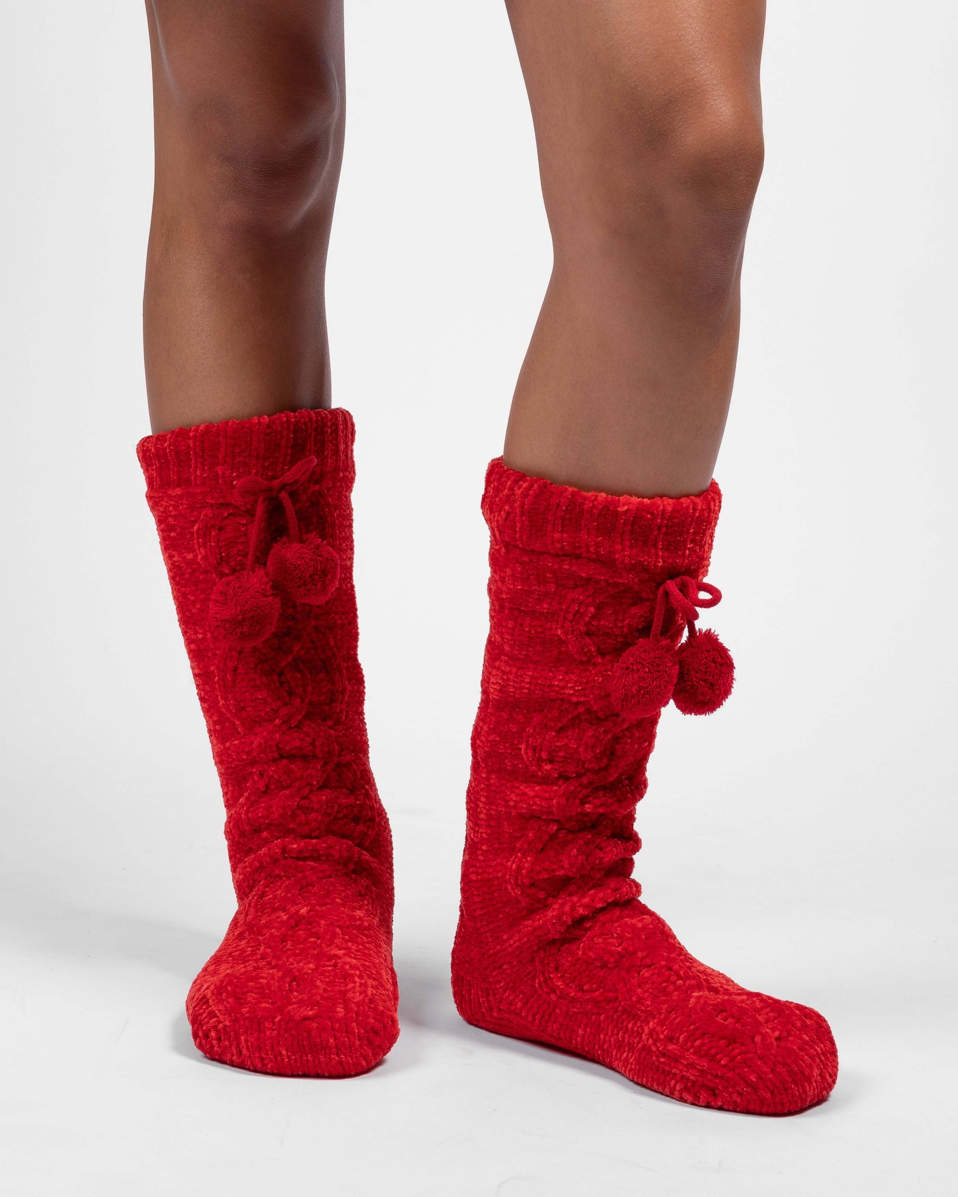 CHENILLE SLIPPER SOCK - LATTELOVE Co.