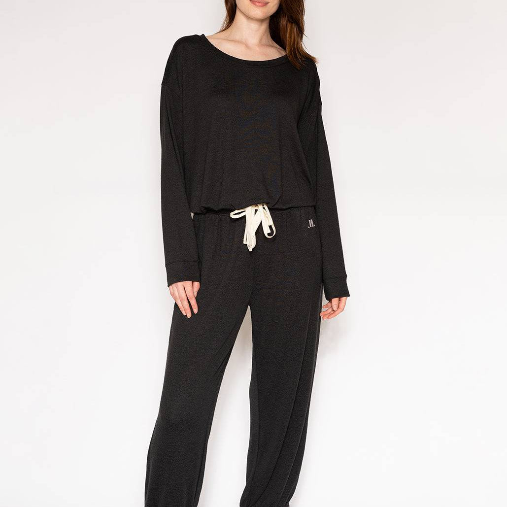 Marled Knit Hacci Sweatshirt - LATTELOVE Co.
