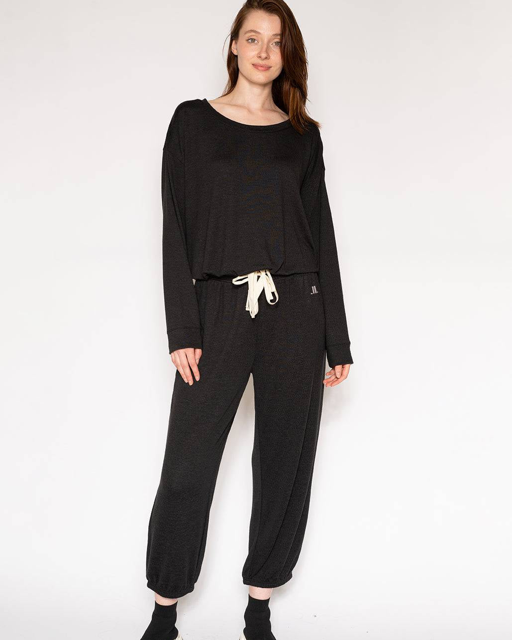 Marled Knit Hacci Sweatshirt - LATTELOVE Co.