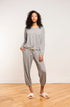 Marled Knit Hacci Sweatshirt - LATTELOVE Co.