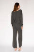 SWEATER KNIT LS V-NK PULLOVER - LATTELOVE Co.