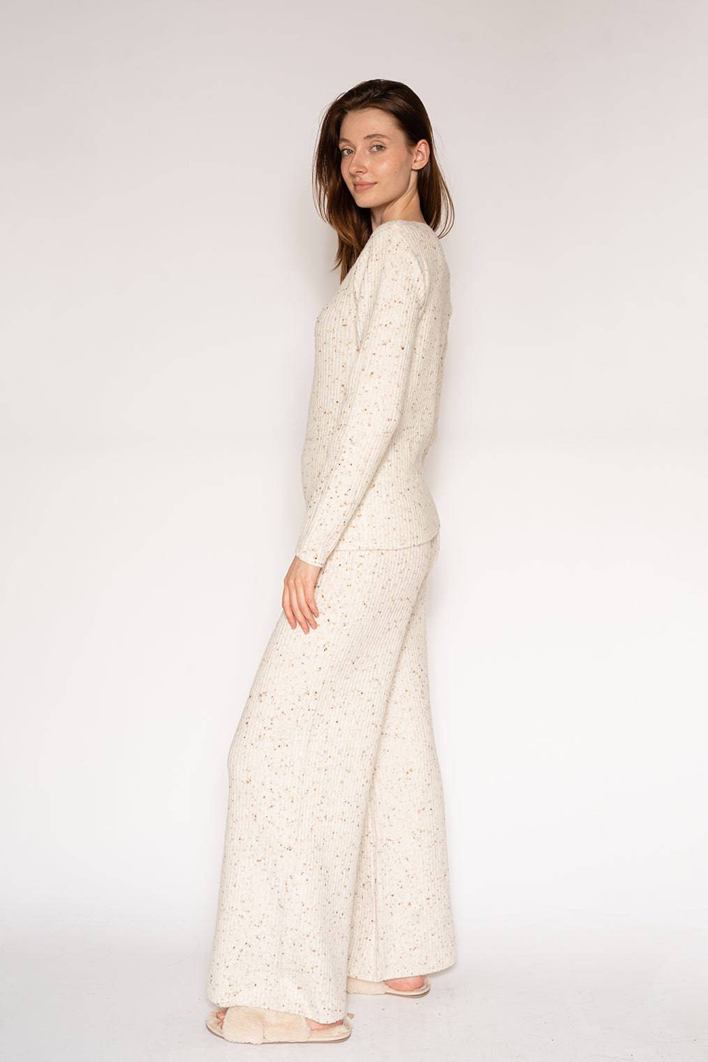 SWEATER RIB LONG SLEEVE PULLOVER - LATTELOVE Co.