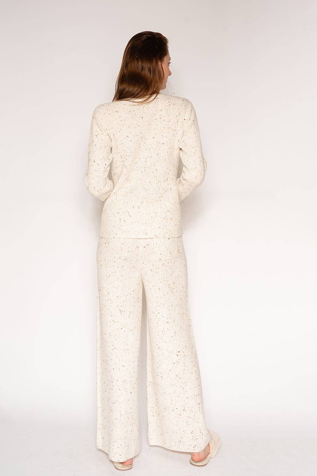 SWEATER RIB LONG SLEEVE PULLOVER - LATTELOVE Co.