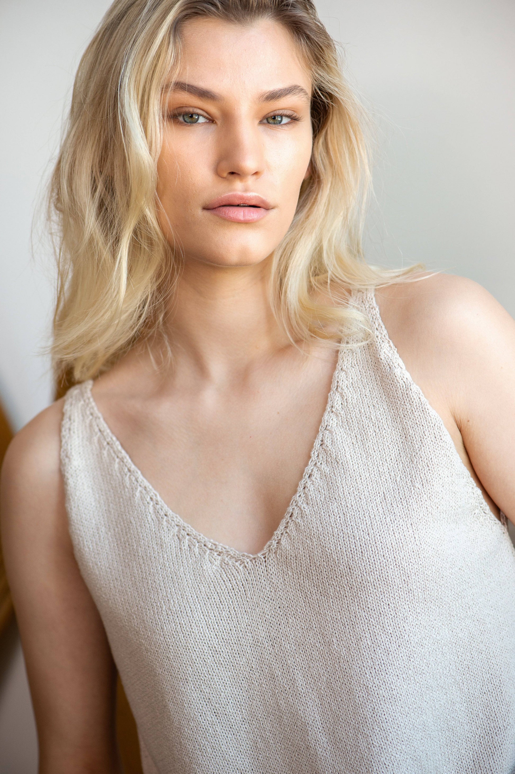Cool Jade Sweater Tank (BCI) - LATTELOVE Co.