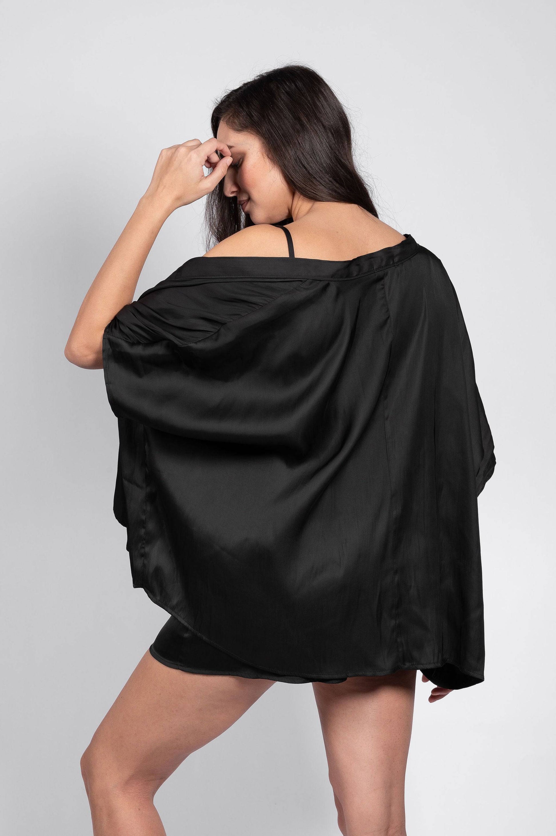 SATIN CAPE - LATTELOVE Co.