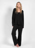 CHENILLE V-NECK - LATTELOVE Co.
