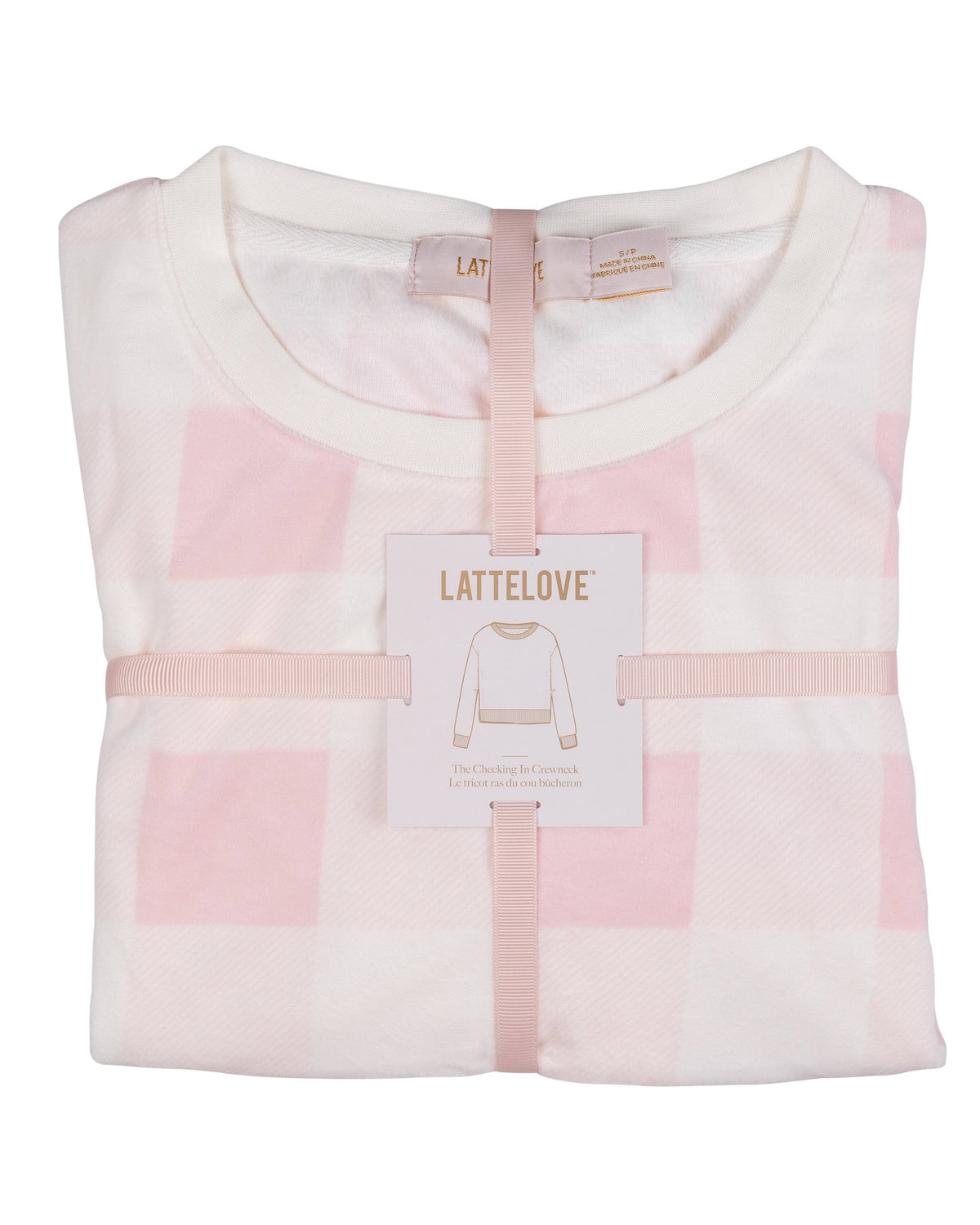 MICRO POLAR VELOUR CREW - LATTELOVE Co.