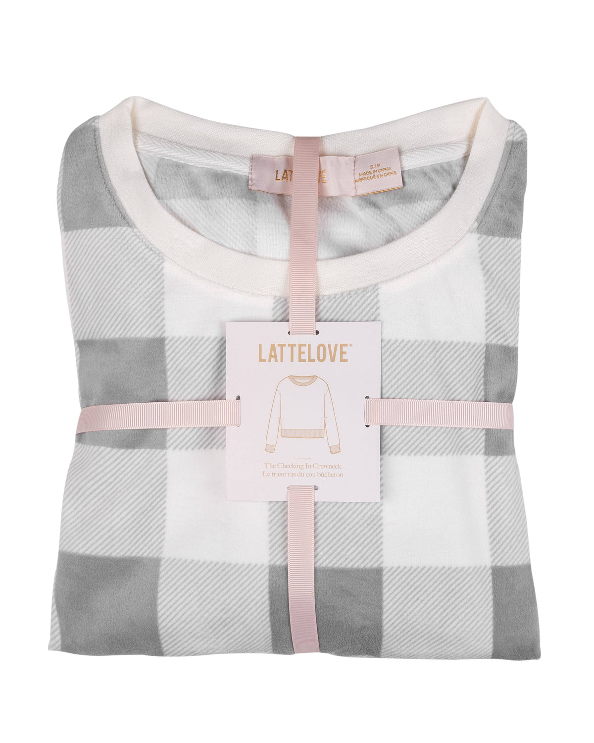 MICRO POLAR VELOUR CREW - LATTELOVE Co.