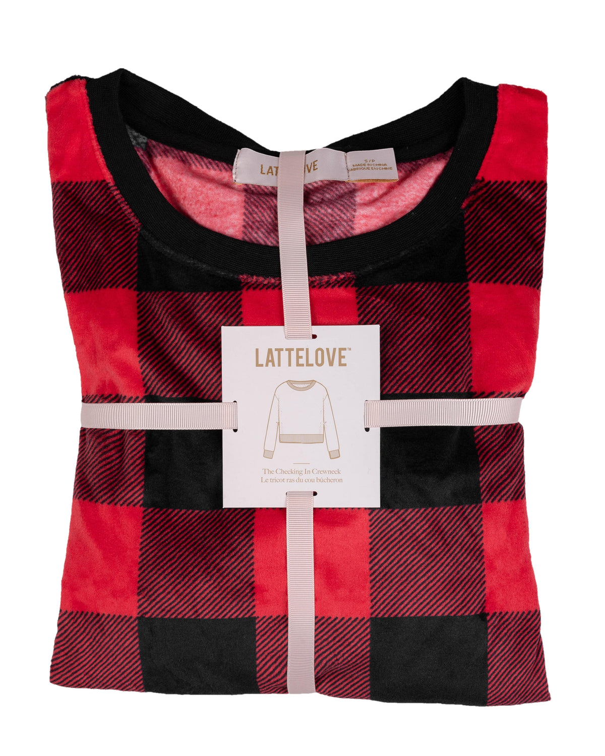 MICRO POLAR VELOUR CREW - LATTELOVE Co.