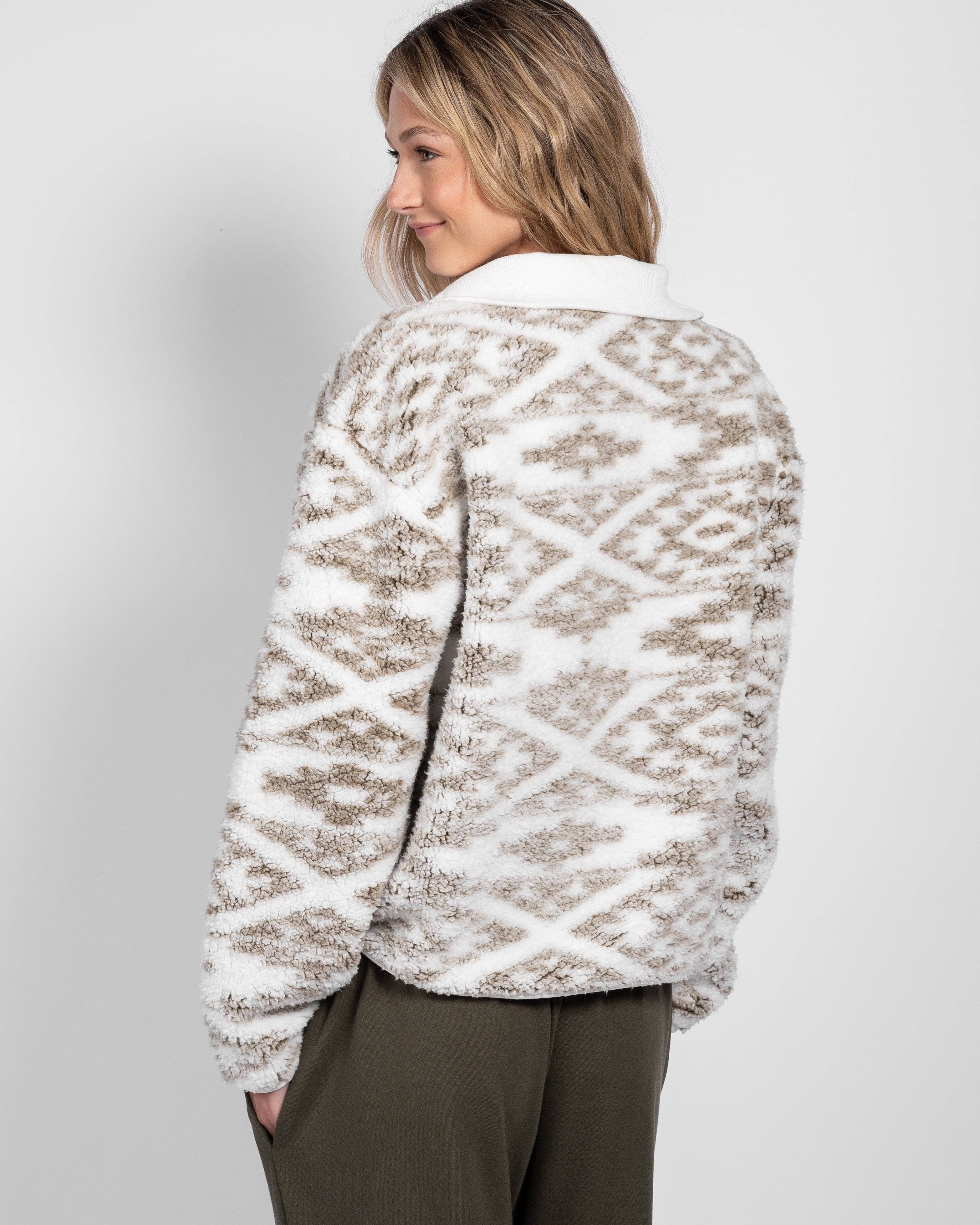 NORDIC SHERPA MOCK NECK - LATTELOVE Co.