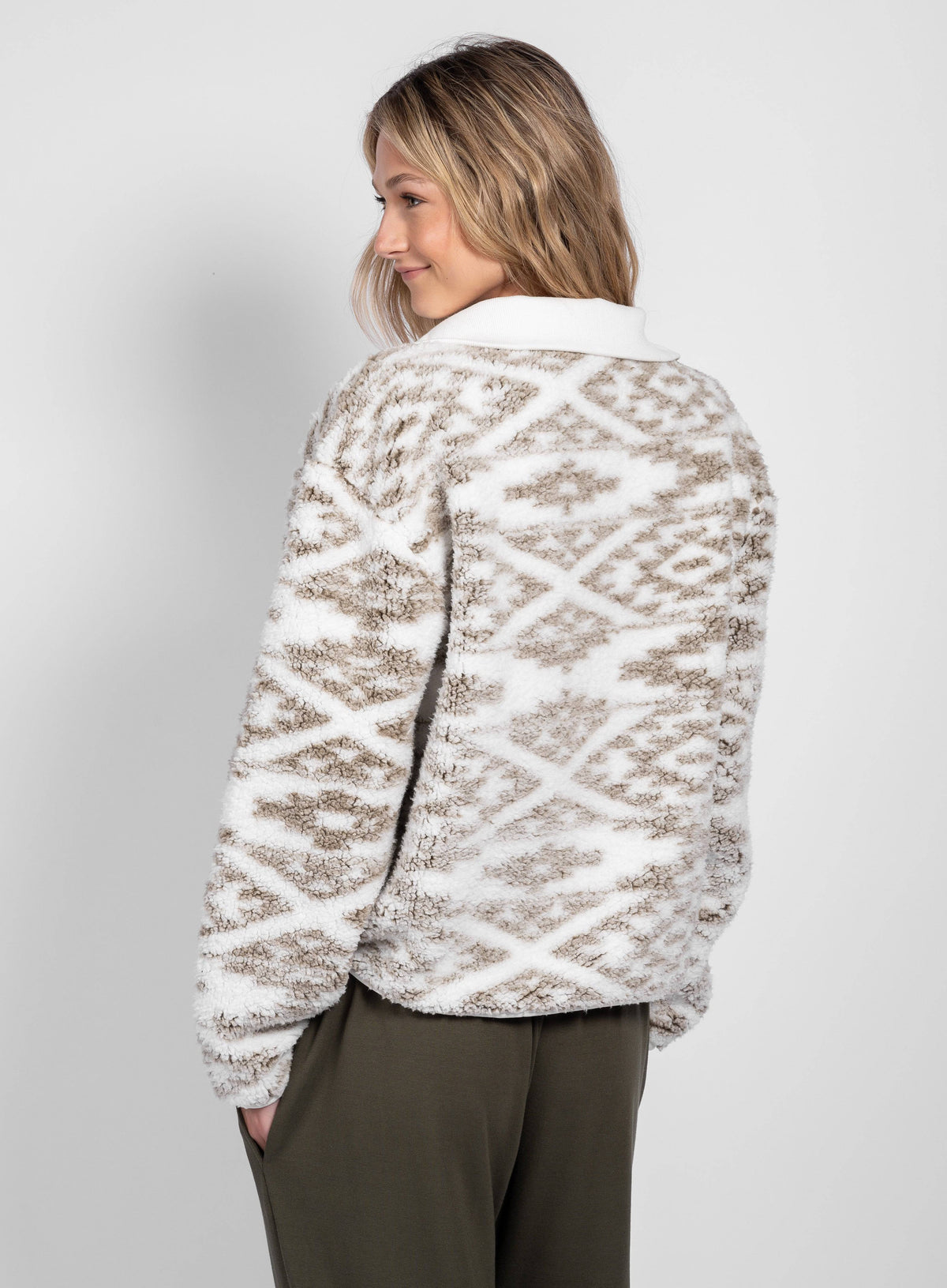 NORDIC SHERPA MOCK NECK - LATTELOVE Co.