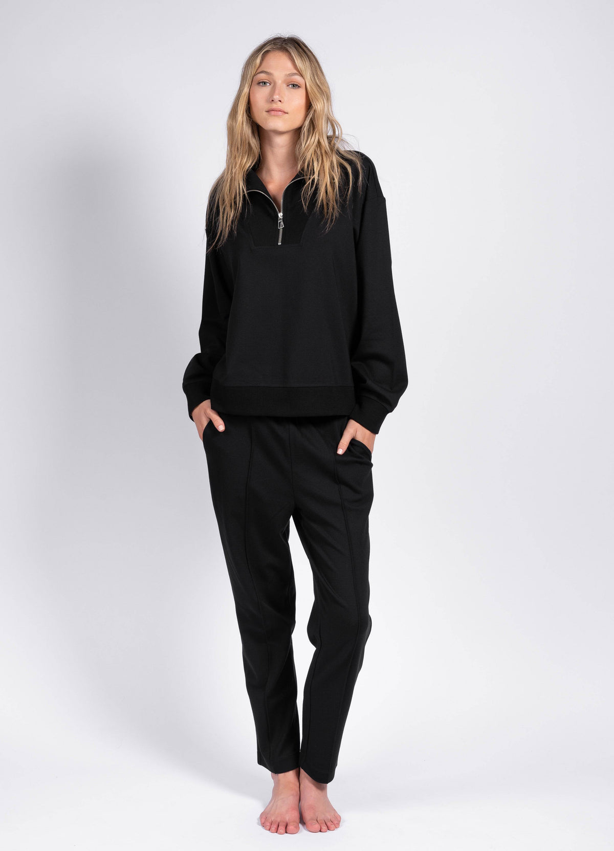 PONTE MOCK NECK - LATTELOVE Co.