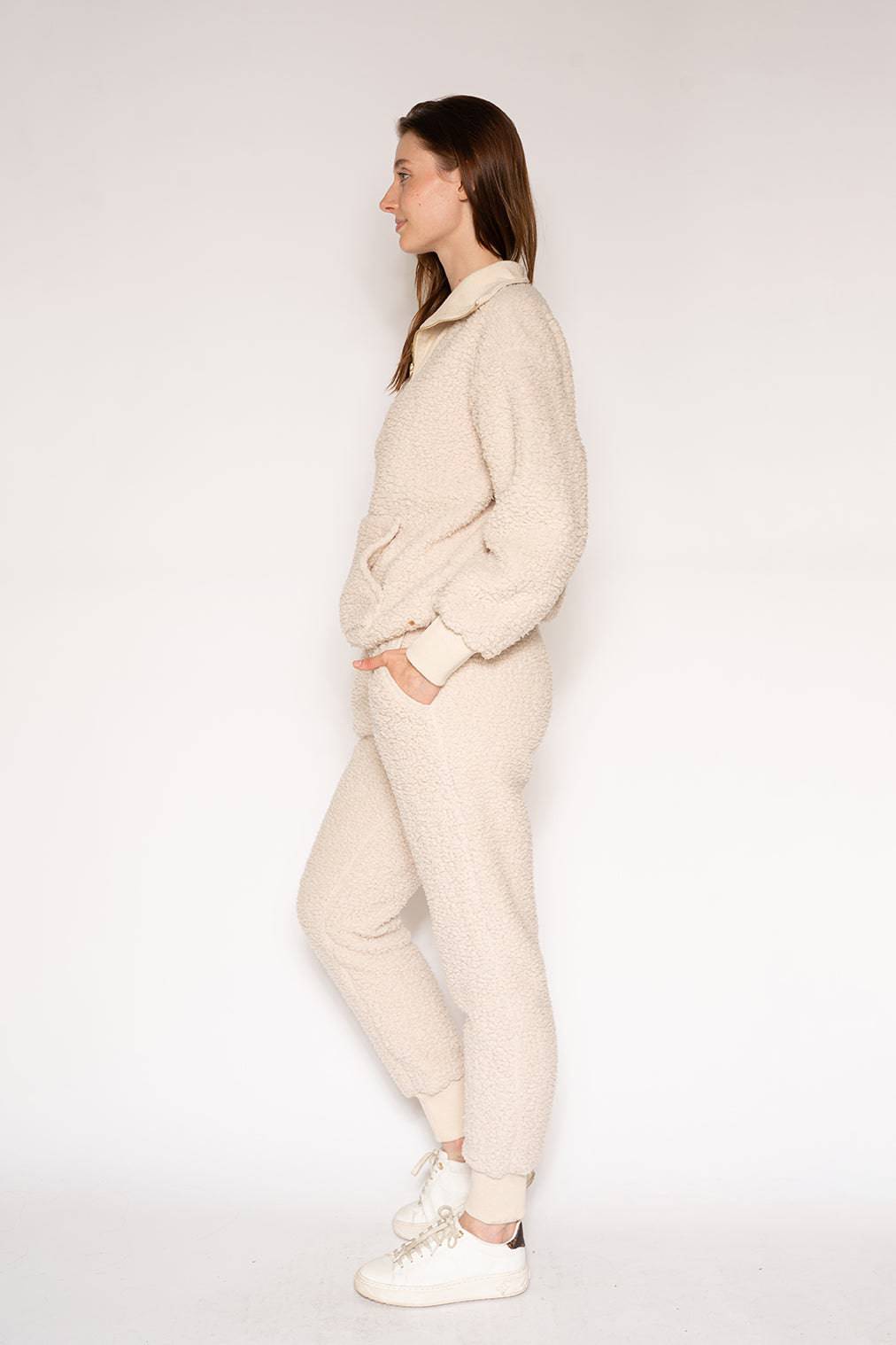SHERPA ZIP MOCK-NECK - LATTELOVE Co.
