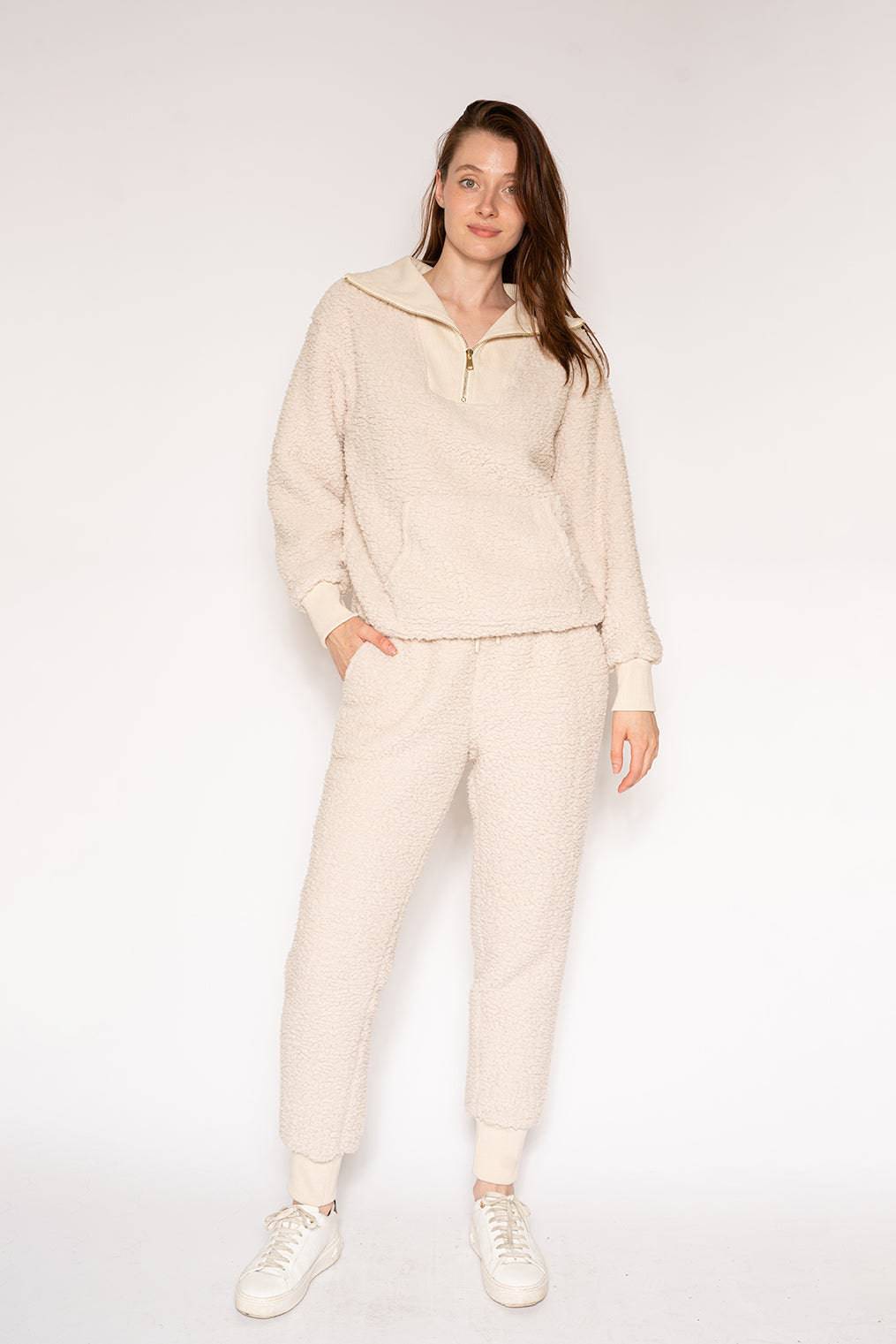 SHERPA ZIP MOCK-NECK - LATTELOVE Co.