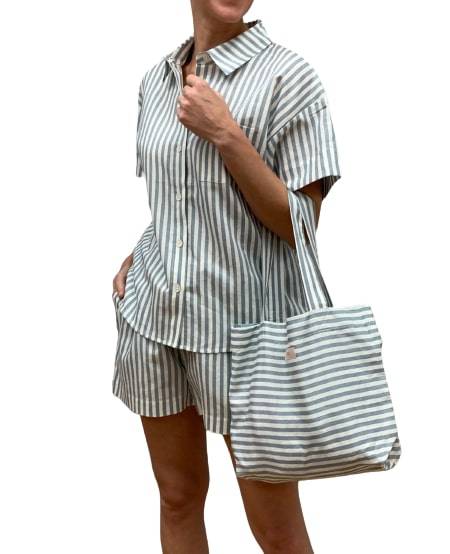LINEN TOTE - LATTELOVE Co.
