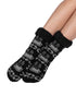 Coffee Cup Lounge Socks - Black - LATTELOVE Co.