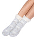 Coffee Cup Lounge Socks - Illusion Blue - LATTELOVE Co.