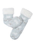 Coffee Cup Lounge Socks - Illusion Blue - LATTELOVE Co.