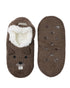 Critter Ankle Slippers - Beaver (Chestnut) - LATTELOVE Co.