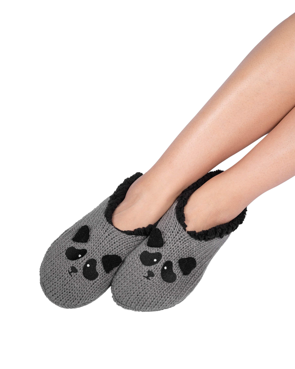 Critter Ankle Slippers - Raccoon (Smoked Pearl) - LATTELOVE Co.