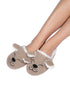 Critter Slide Slipper with hard-bottom sole - Dog (Fungi) - LATTELOVE Co.