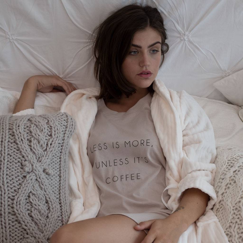 Espress’o’ Yourself Sleep Shirt - Less Is More Unless It's Coffee - LATTELOVE Co.