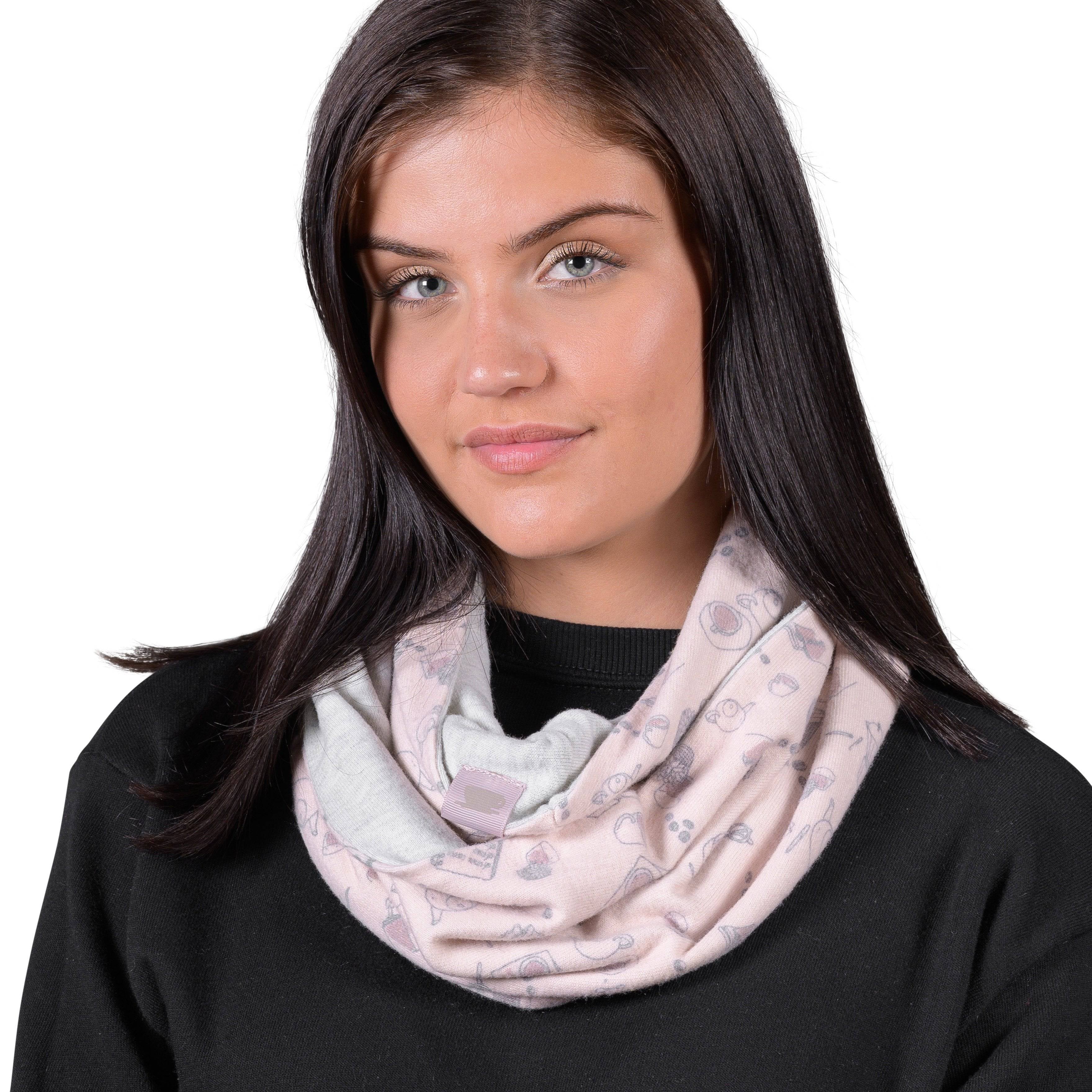 From Here to Infinity Scarf - Millennial Pink - LATTELOVE Co.