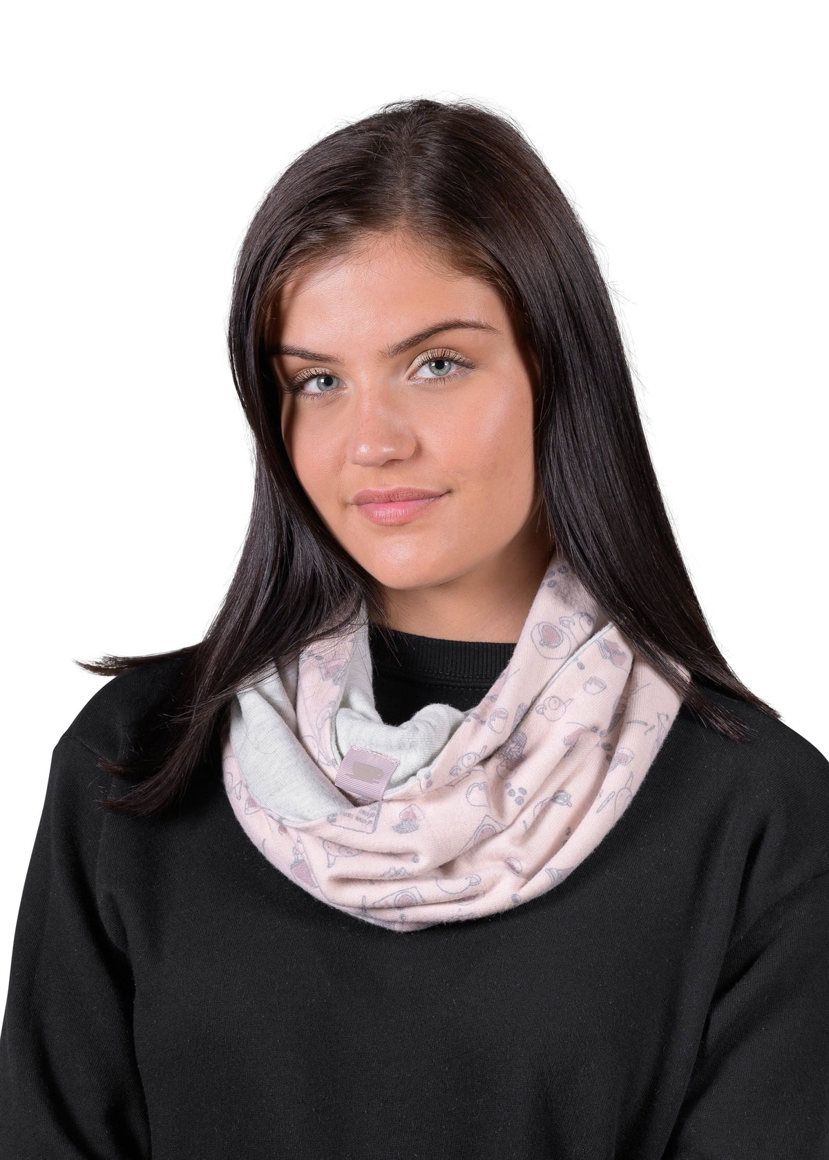 From Here to Infinity Scarf - Millennial Pink - LATTELOVE Co.
