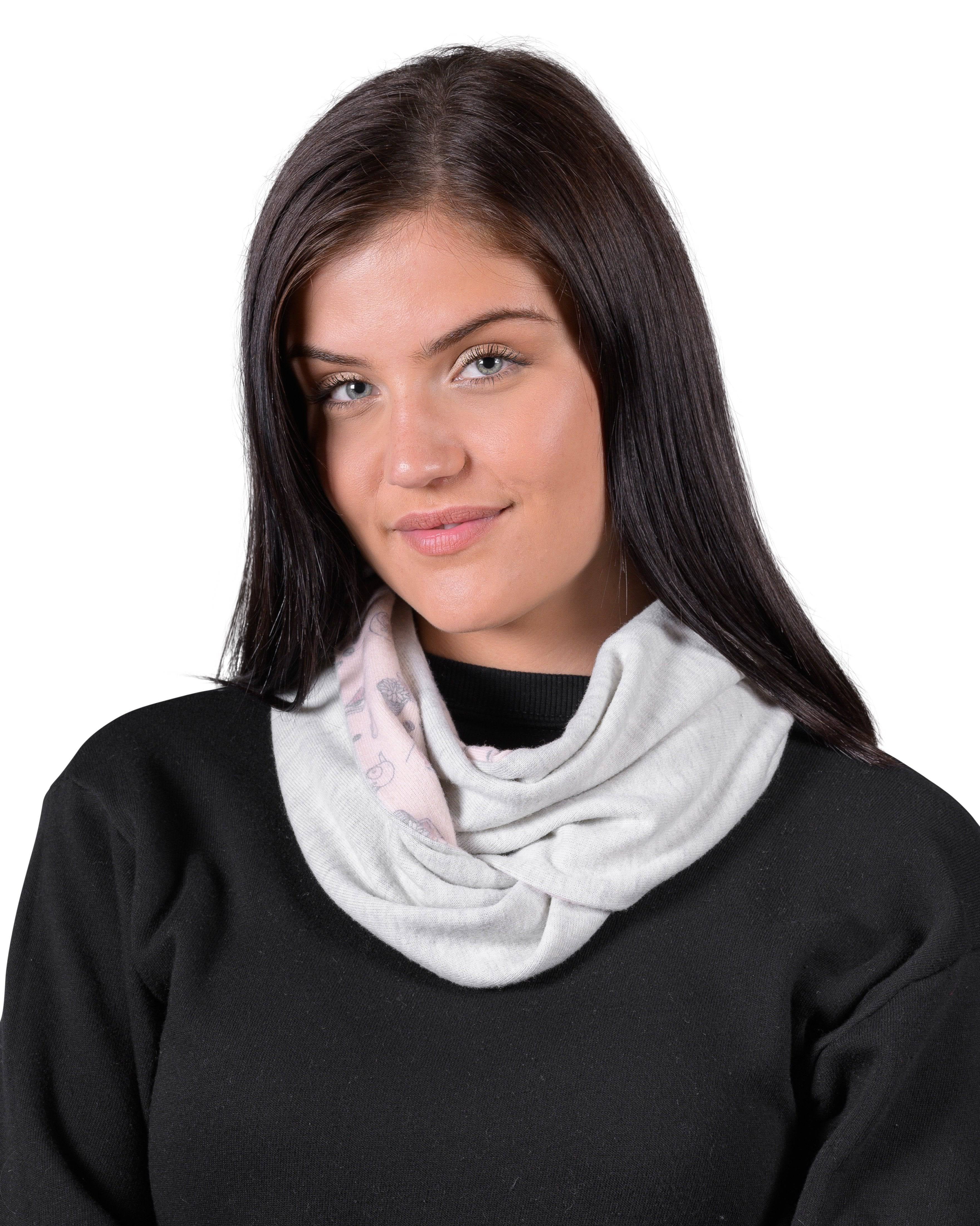 From Here to Infinity Scarf - Millennial Pink - LATTELOVE Co.