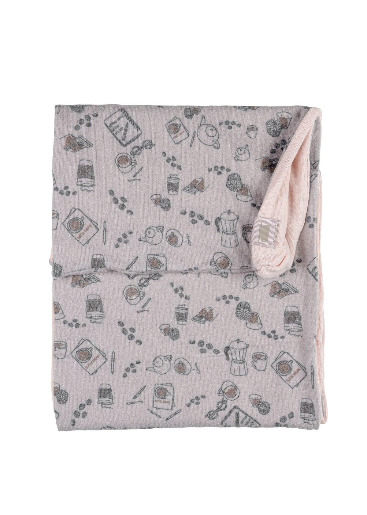 From Here to Infinity Scarf - Silver Cloud - LATTELOVE Co.