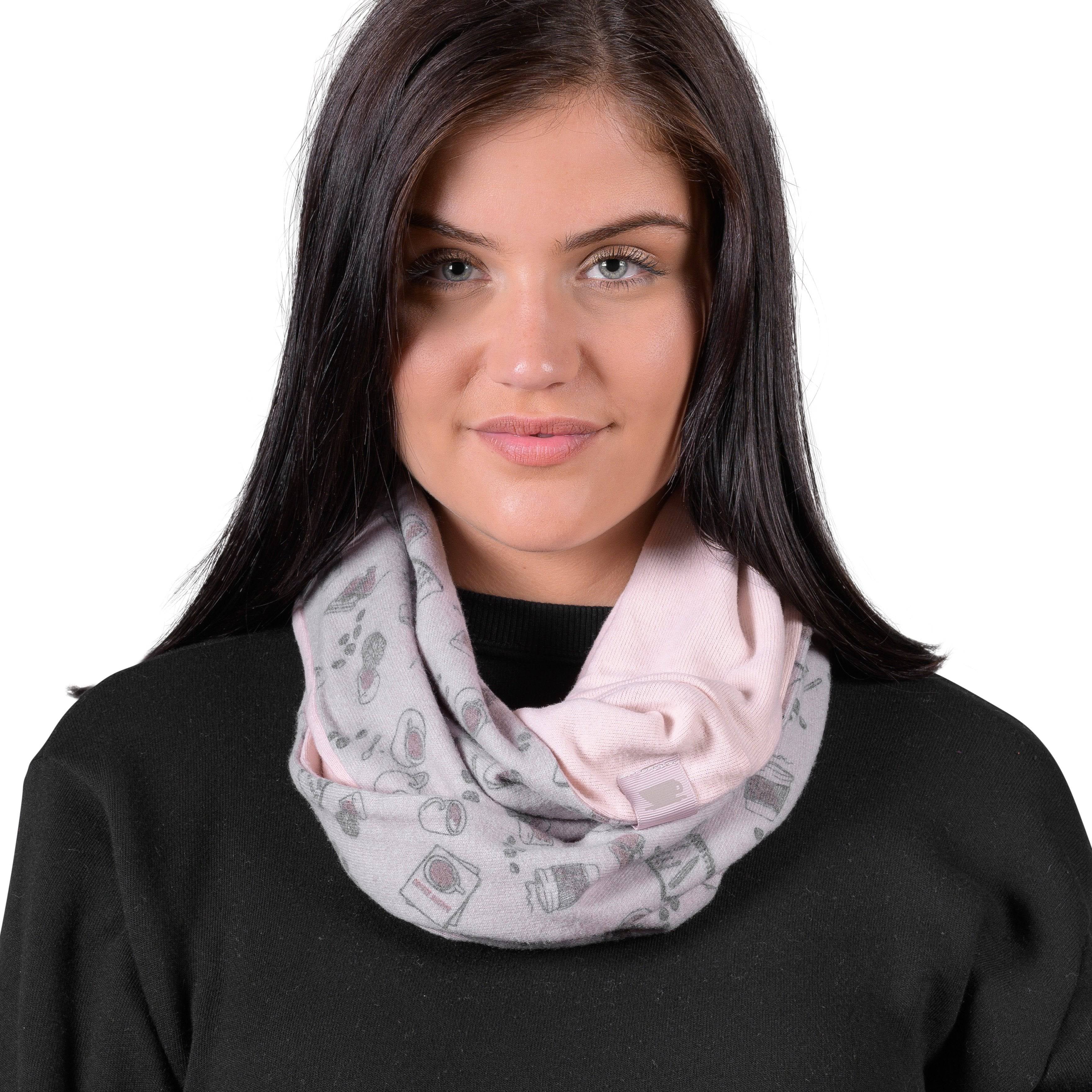 From Here to Infinity Scarf - Silver Cloud - LATTELOVE Co.