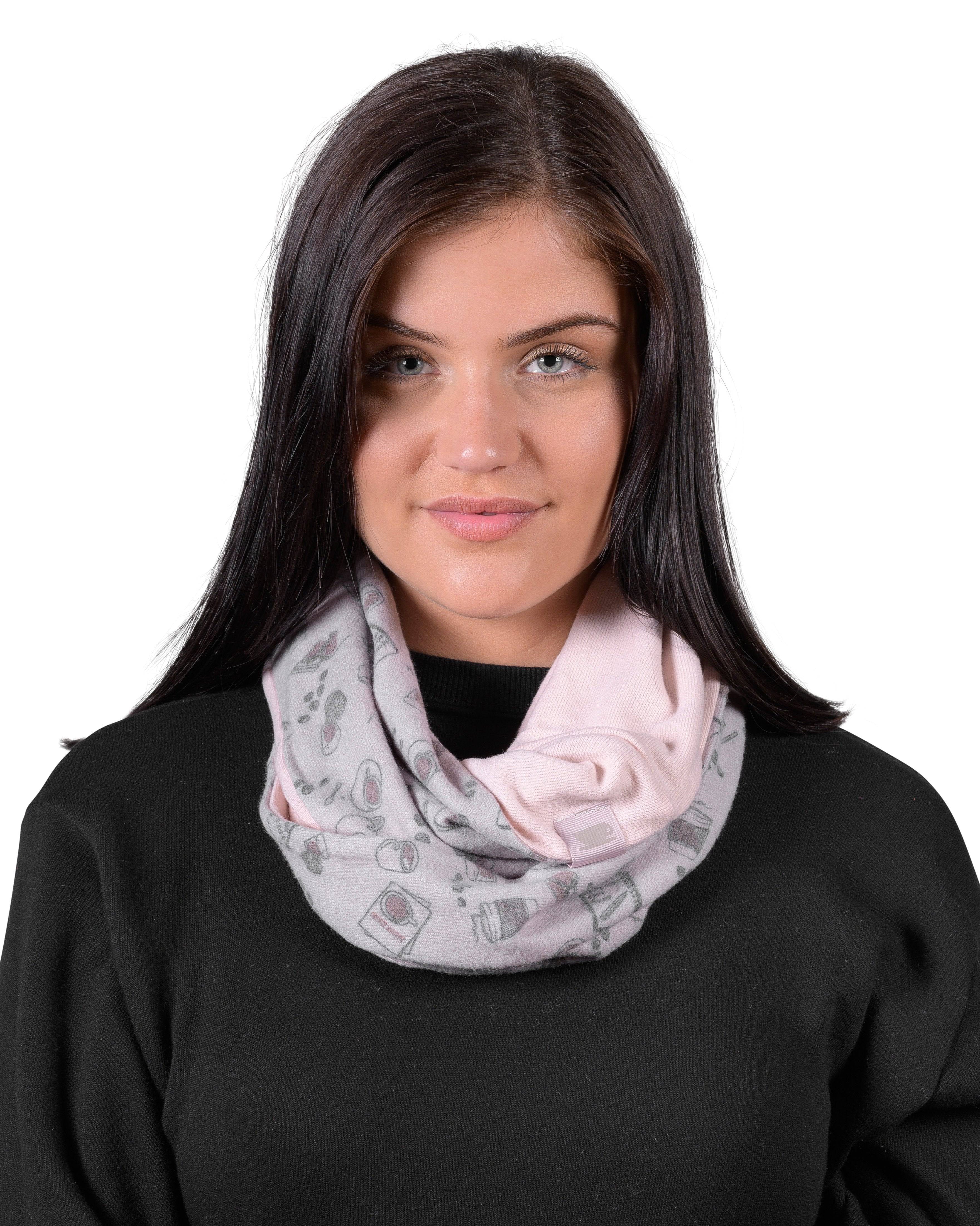 From Here to Infinity Scarf - Silver Cloud - LATTELOVE Co.