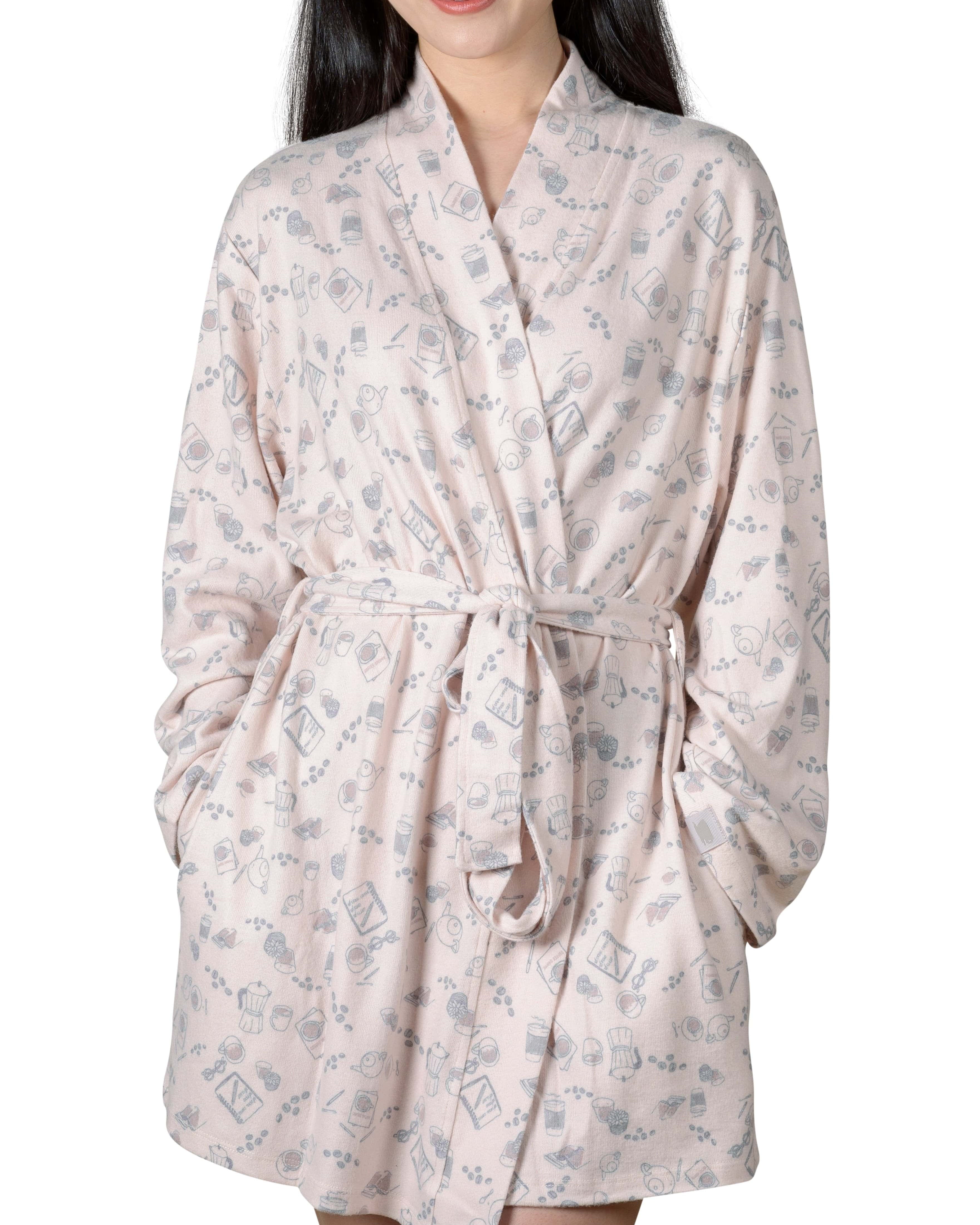 Java and Script Wrap-It-Up Reading Robe - Millennial Pink - LATTELOVE Co.