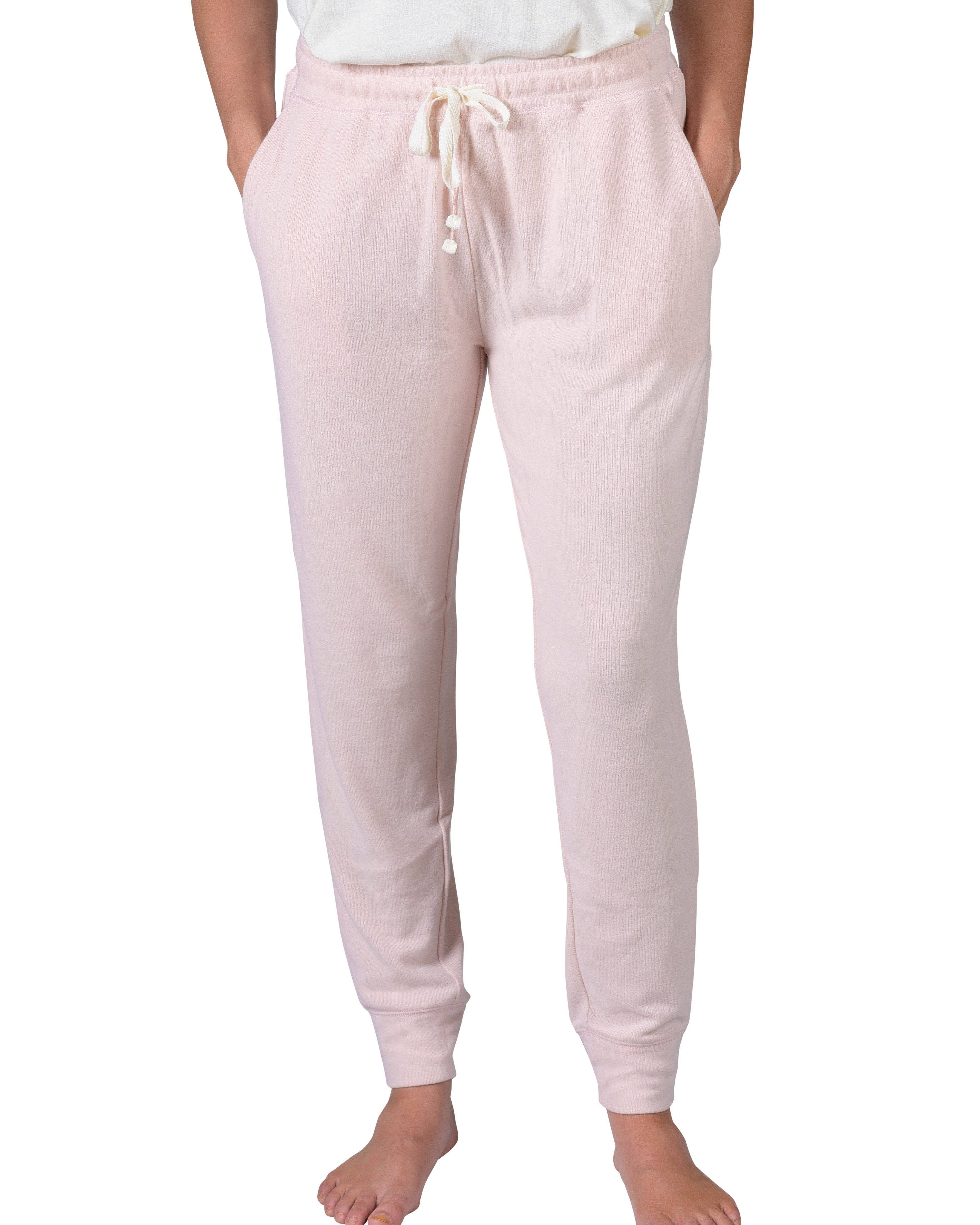 Kicking-Back Reading Jogger - Millennial Pink - LATTELOVE Co.
