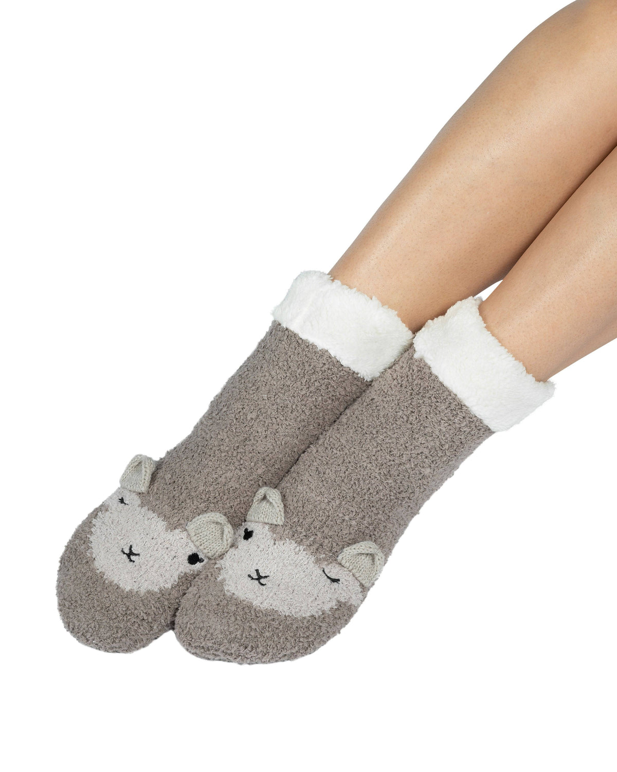 Marshmallow Critter Sock - Llama (Fungi) - LATTELOVE Co.