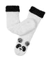 Marshmallow Critter Socks - Panda (Whisper White & Black) - LATTELOVE Co.