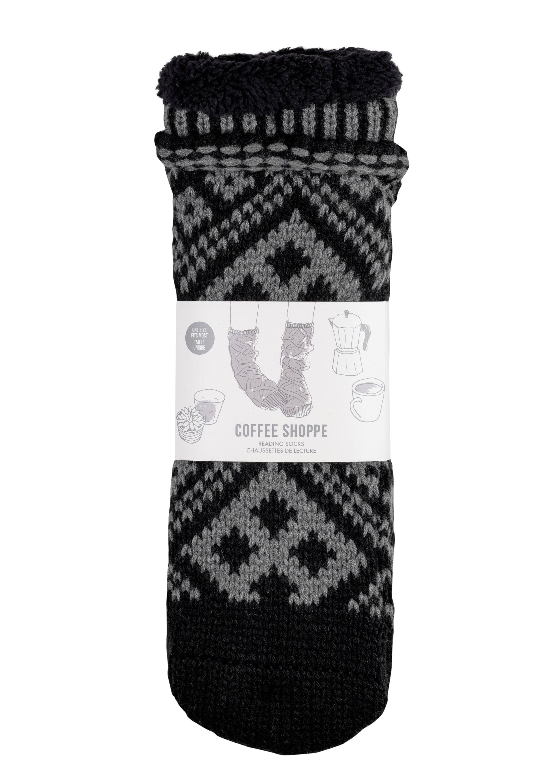 Mukluk Socks - Black - LATTELOVE Co.