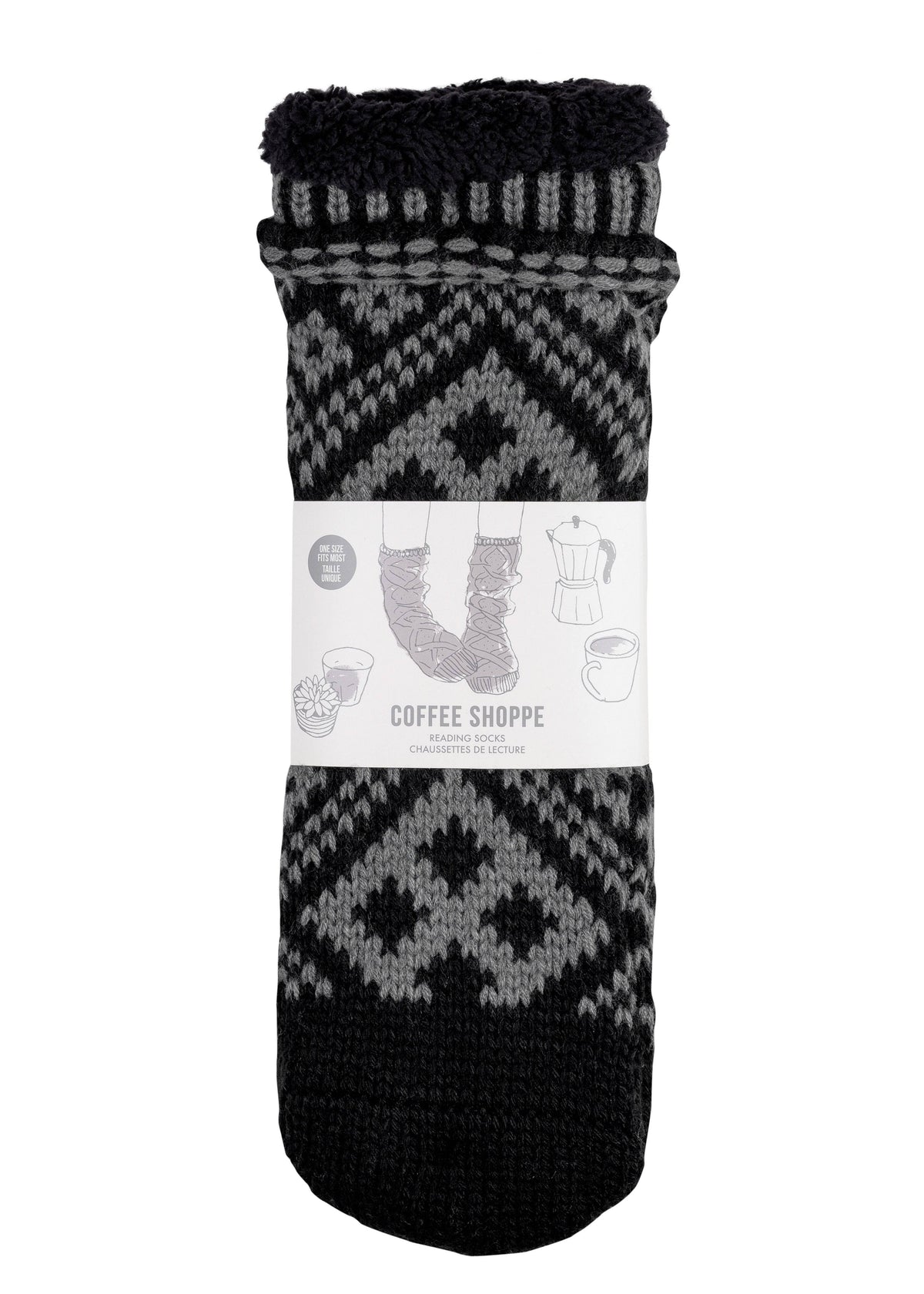 Mukluk Socks - Black - LATTELOVE Co.