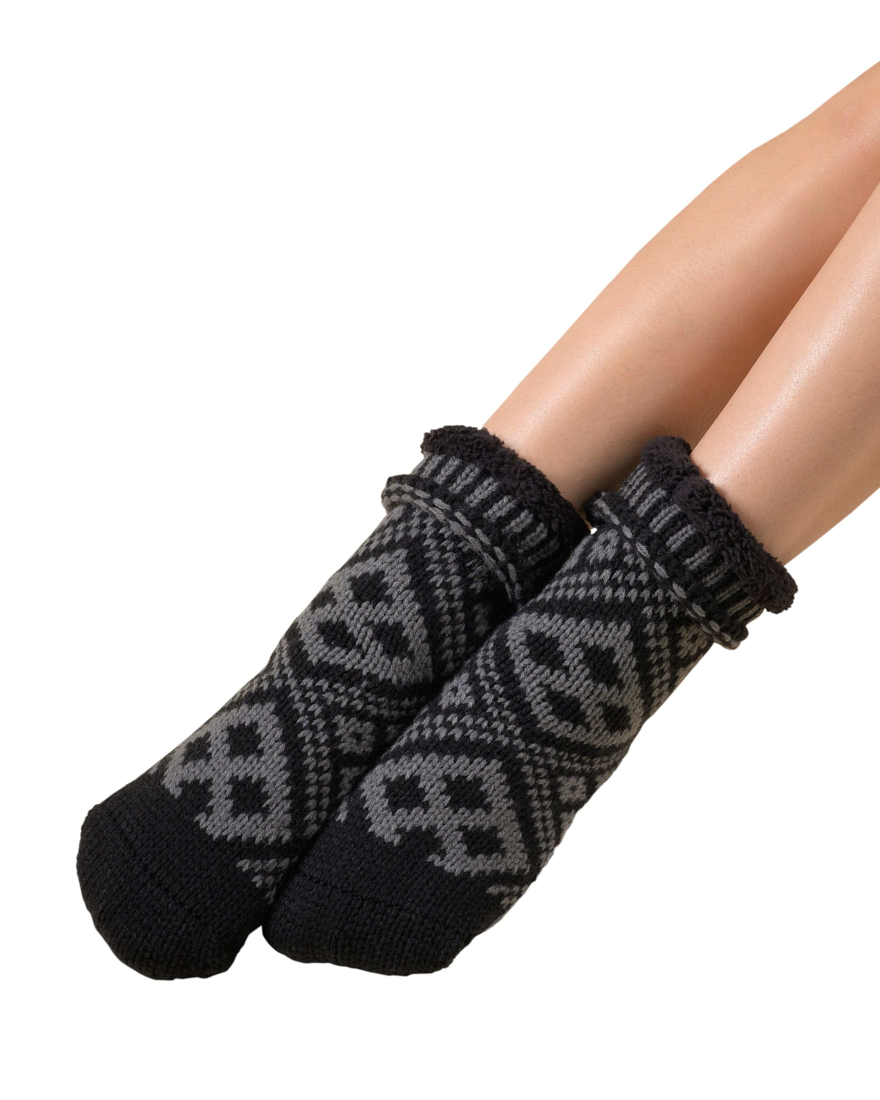 Mukluk Socks - Black - LATTELOVE Co.