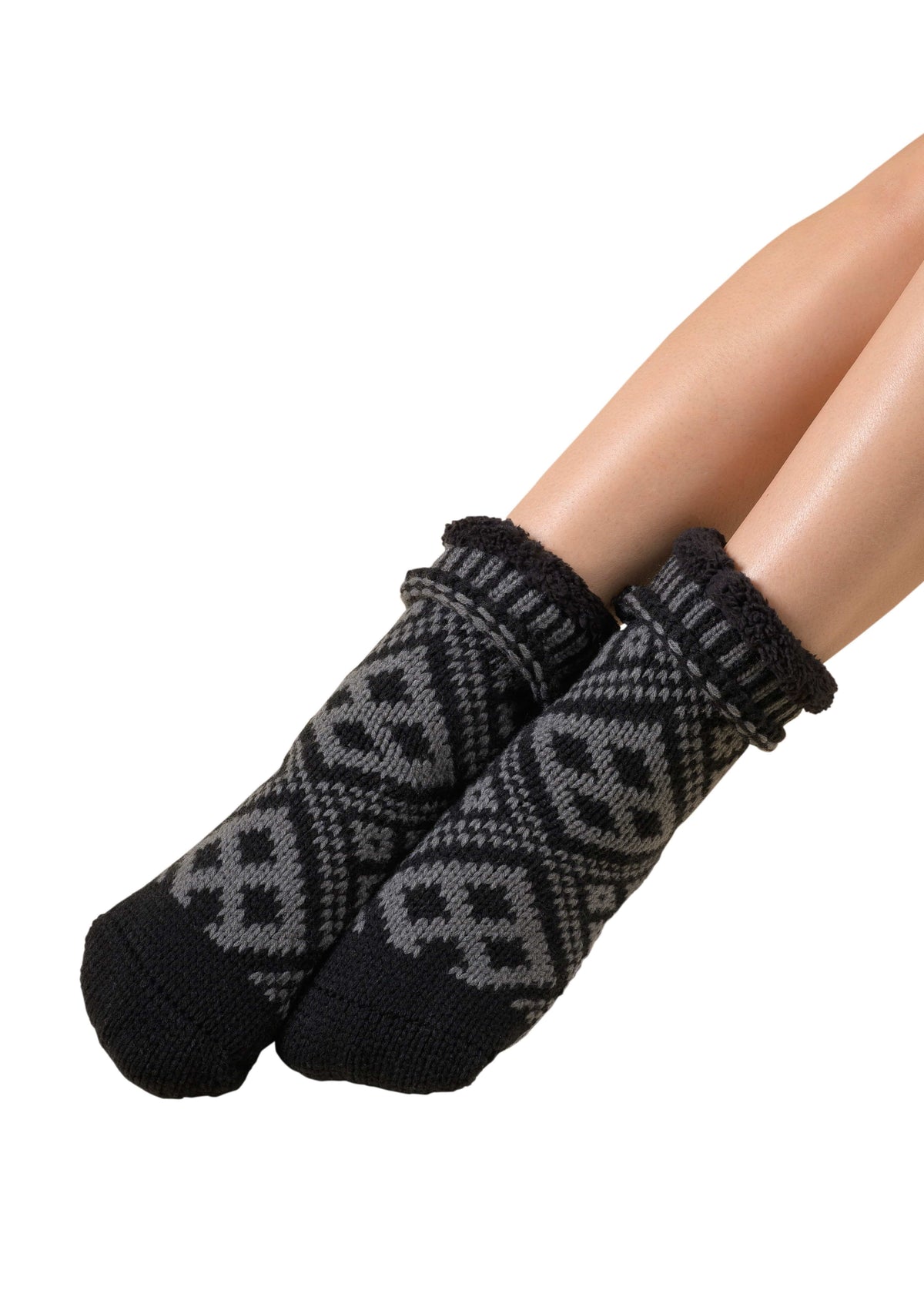 Mukluk Socks - Black - LATTELOVE Co.