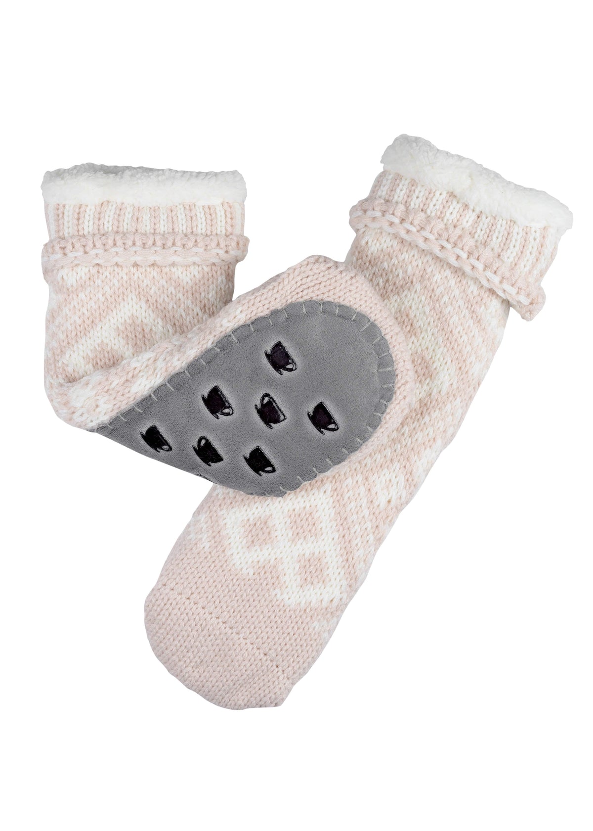 Mukluk Socks - Millennial Pink - LATTELOVE Co.