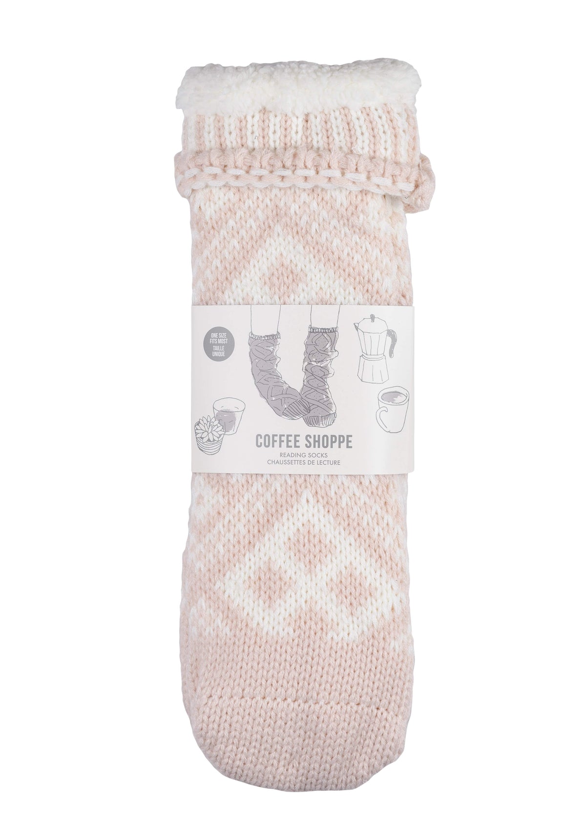 Mukluk Socks - Millennial Pink - LATTELOVE Co.