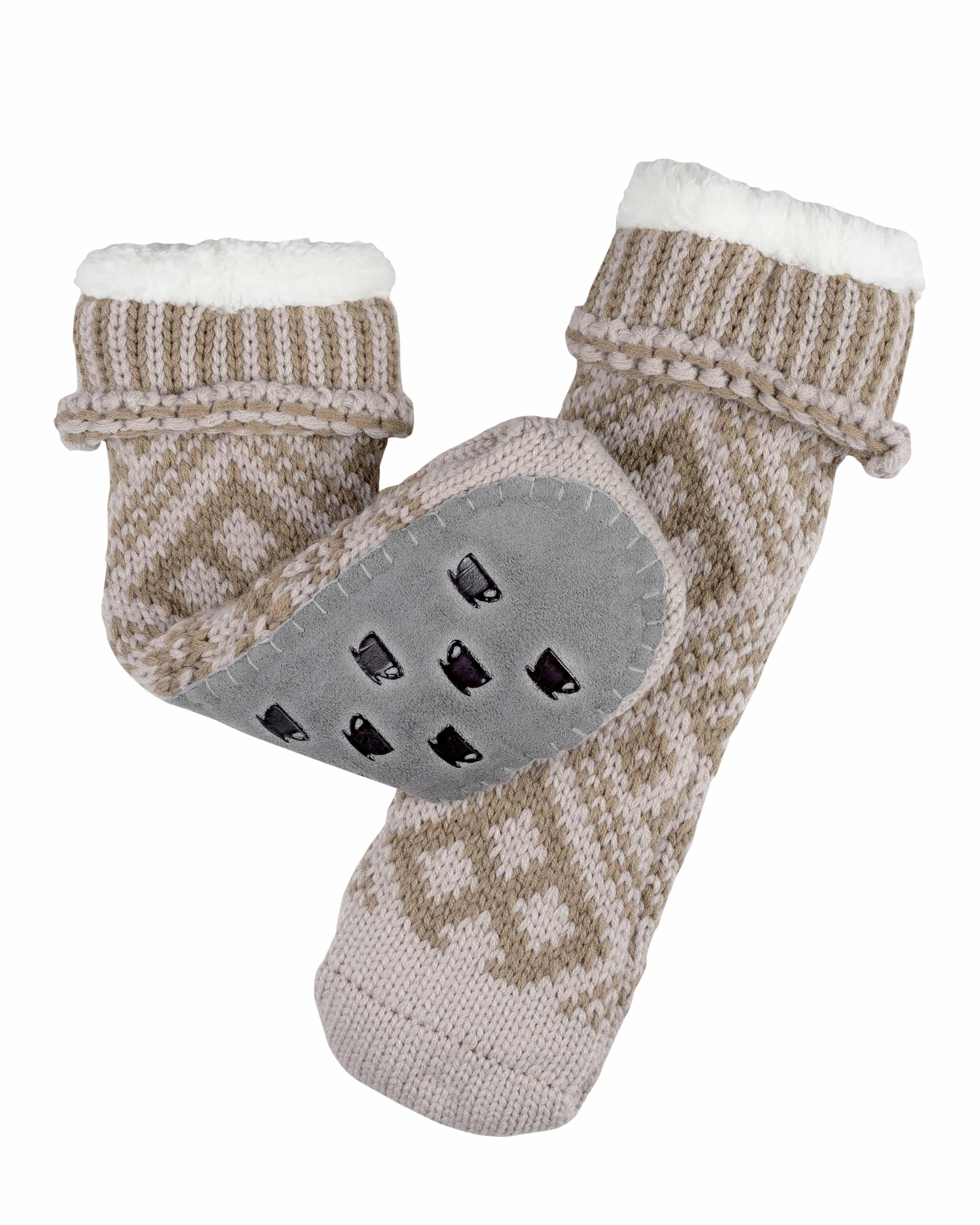 Mukluk Socks - Silver Cloud - LATTELOVE Co.