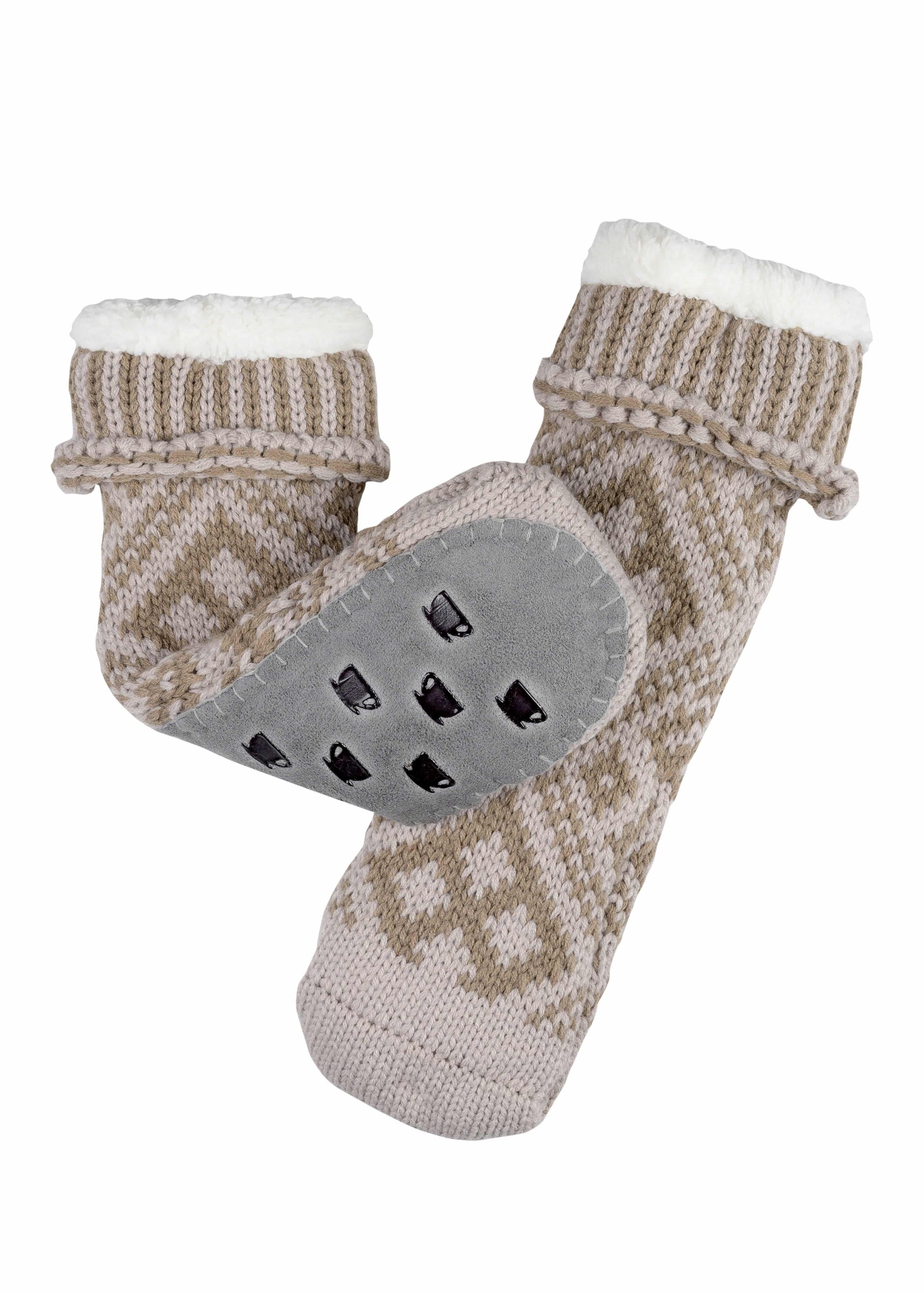Mukluk Socks - Silver Cloud - LATTELOVE Co.