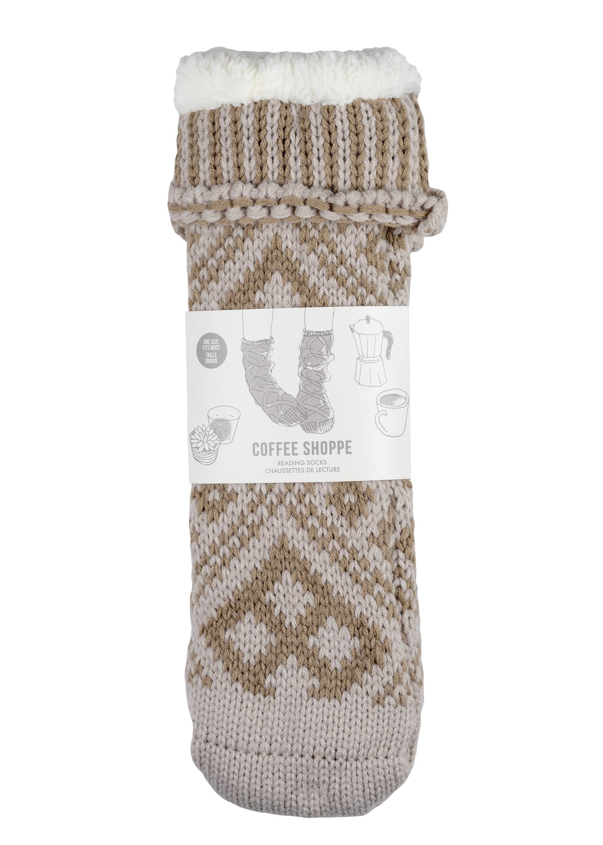 Mukluk Socks - Silver Cloud - LATTELOVE Co.