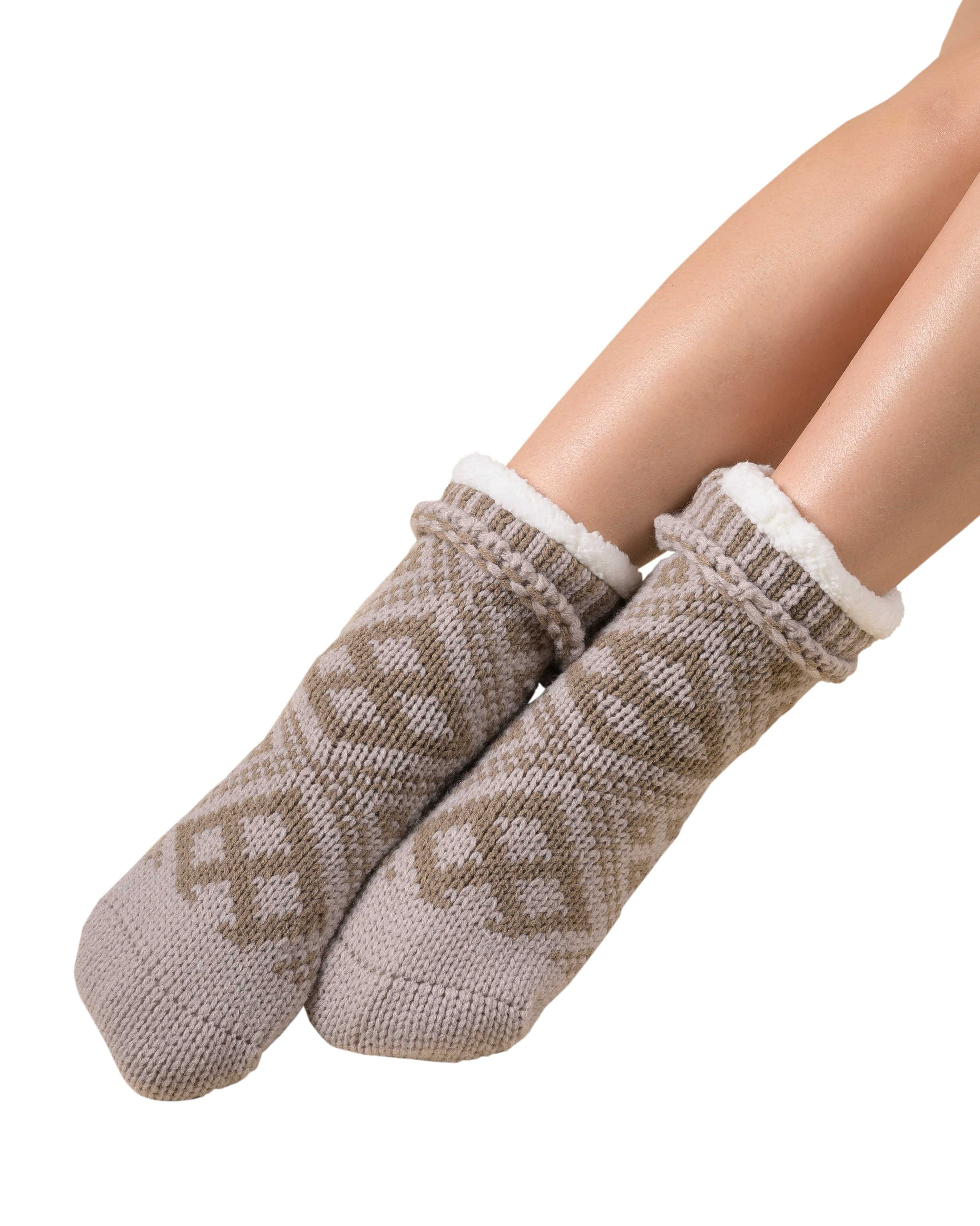 Mukluk Socks - Silver Cloud - LATTELOVE Co.