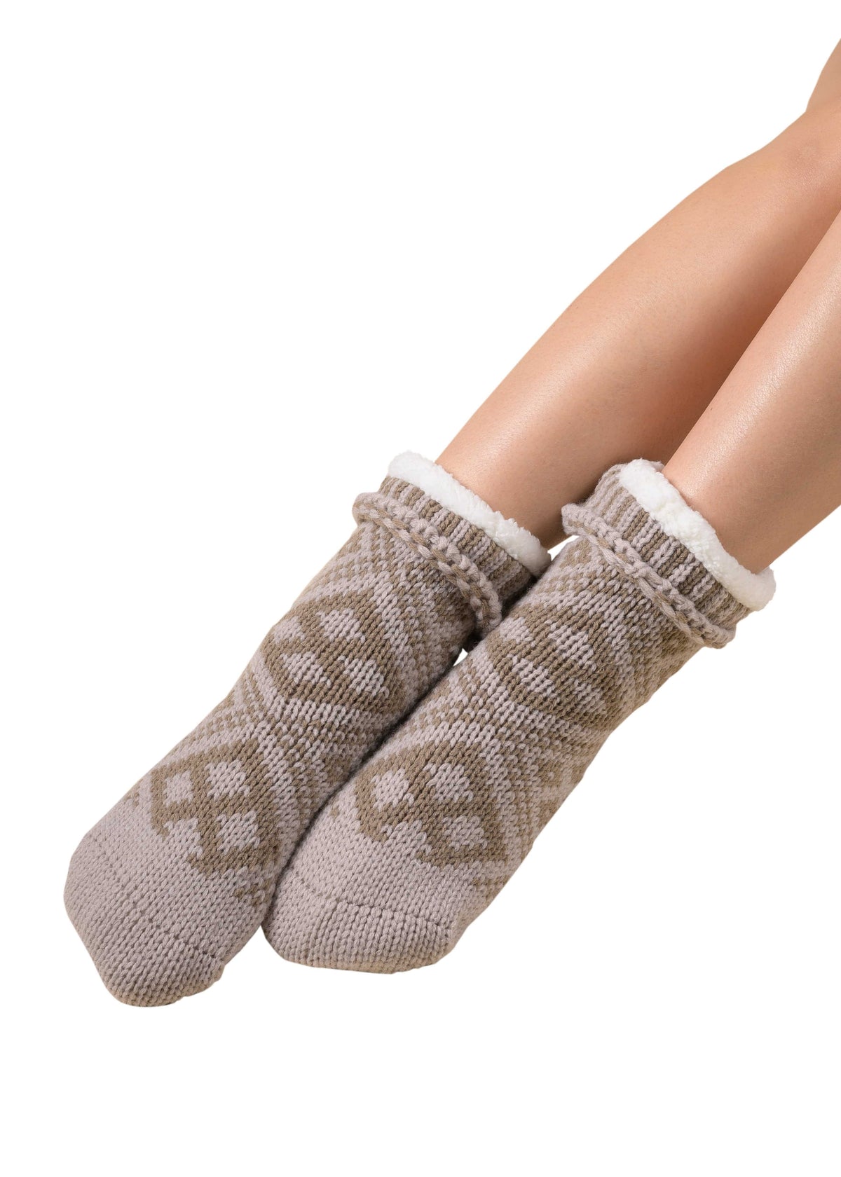 Mukluk Socks - Silver Cloud - LATTELOVE Co.
