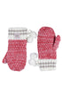 Canadiana Mittens - Deep Red - LATTELOVE Co.