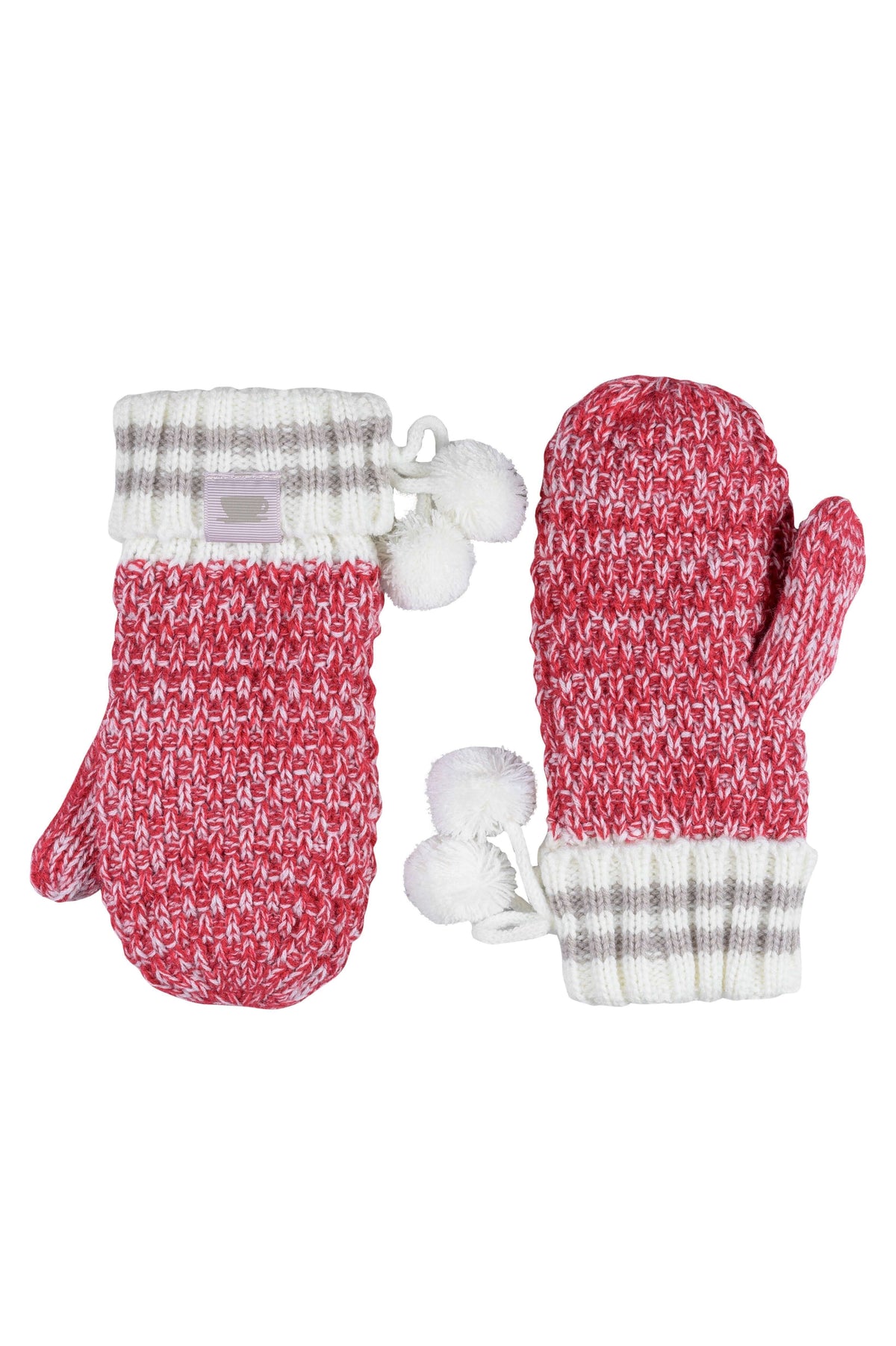 Canadiana Mittens - Deep Red - LATTELOVE Co.